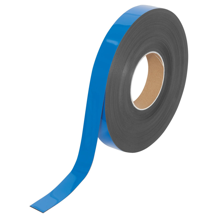 1 in x 100 ft Blue Magnetic Labels Roll LH156