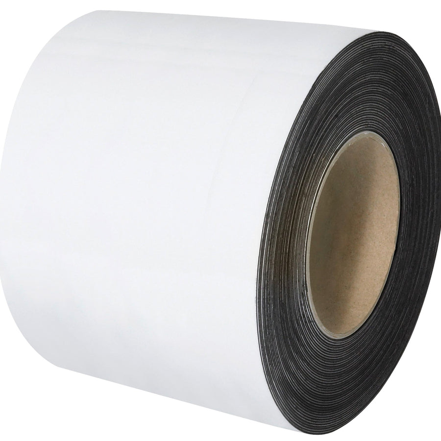 4 in x 100 ft White Magnetic Labels Roll LH159