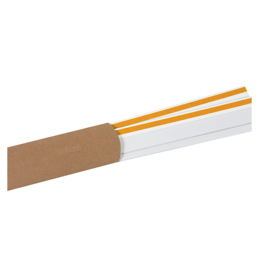 1 1/4 x 48 in Heavy Duty PVC Slip-Strip Label Holder Self-Adhesive 6/Case LH163