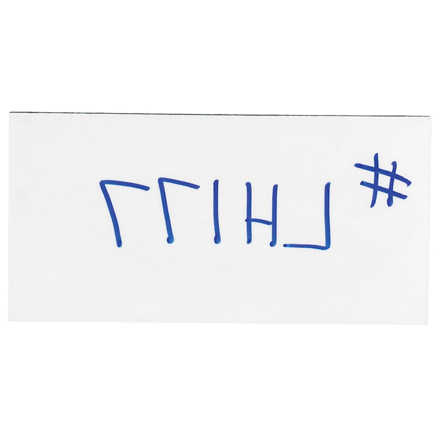 2x4 White Magnetic Warehouse Labels 25/Case LH177