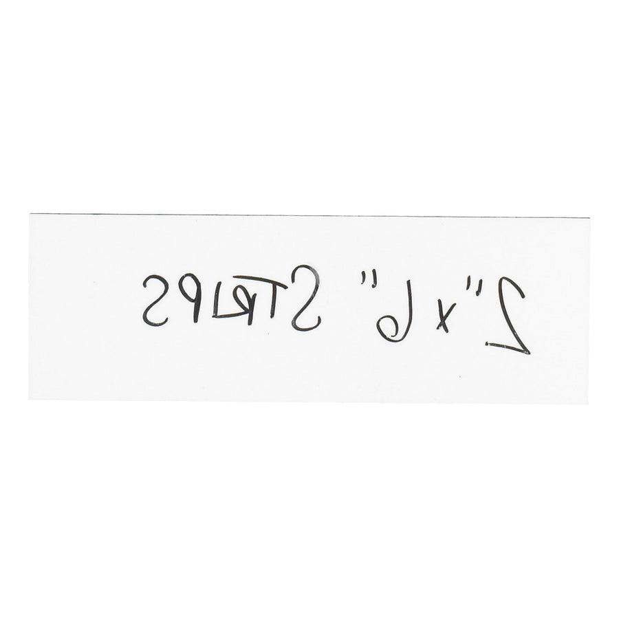 2x6 White Magnetic Warehouse Labels 25/Case LH178