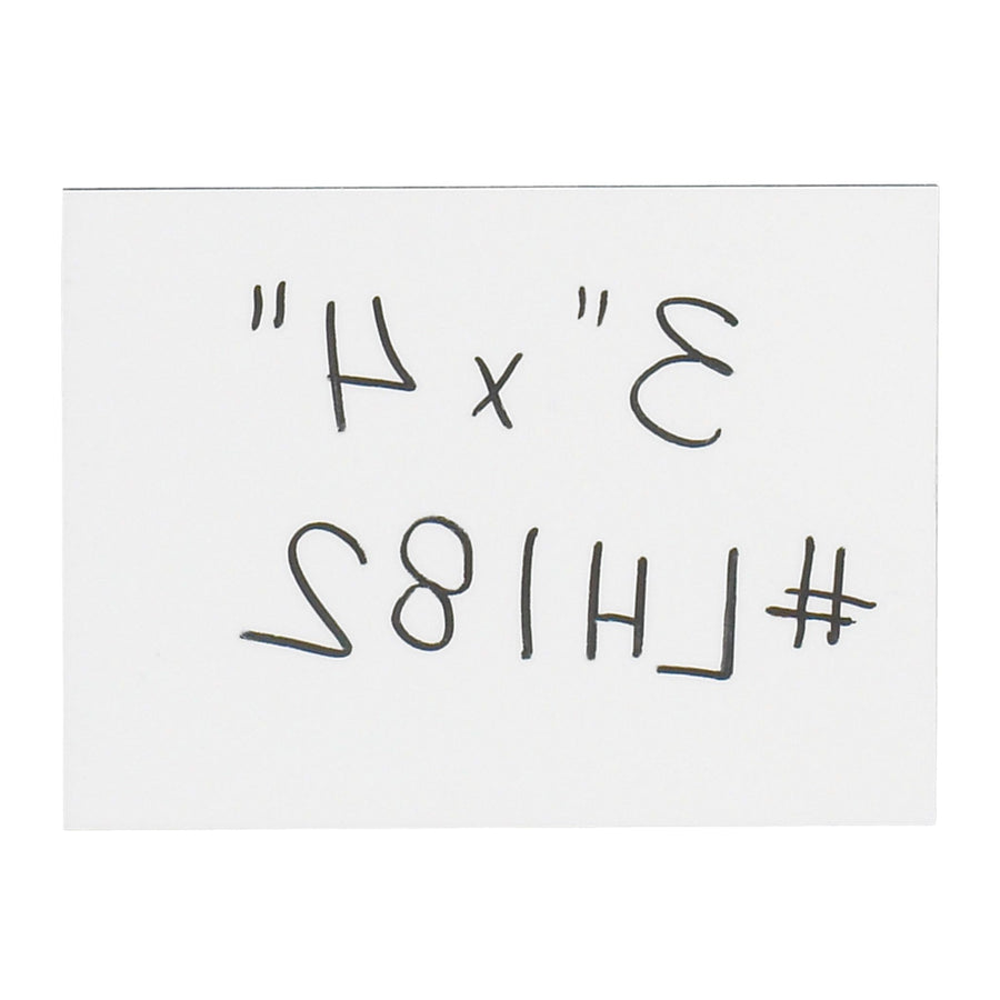 3x4 White Magnetic Warehouse Labels 25/Case LH182