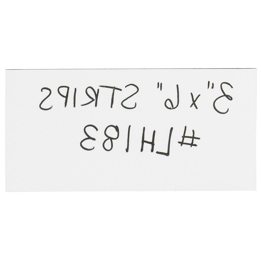 3x6 White Magnetic Warehouse Labels 25/Case LH183