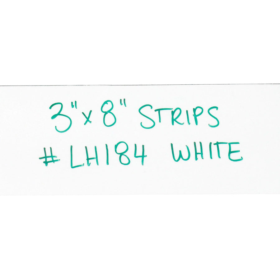 3x8 White Magnetic Warehouse Labels 25/Case LH184