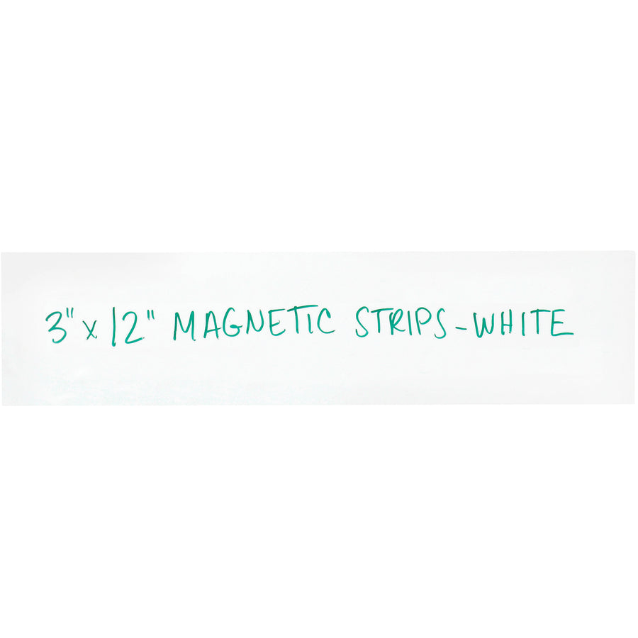 Cut labor time and eliminate adhesive residue with these durable 3x12" white magnetic warehouse labels. Write on/wipe off with wet or dry erase markers–no cleanup required. Pack of 25 per case for high-volume rack labeling and inventory management.
