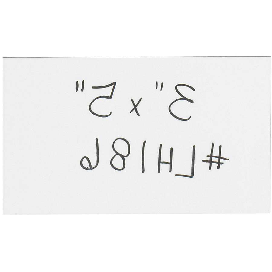 3x5 White Magnetic Warehouse Labels 25/Case LH186