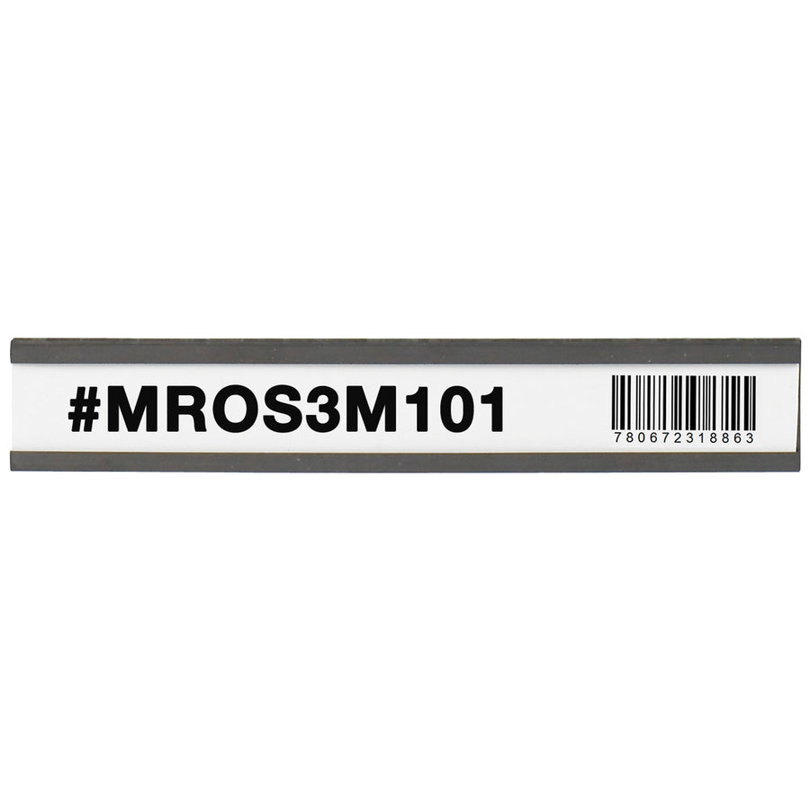 Keep your warehouse inventory organized with these heavy-duty 1" x 6" magnetic C-channel cardholders. The .060" thick magnetic material adheres securely to metal racks and shelves without messy adhesive buildup. Each case includes 25 cardholders with white inserts ready to use.