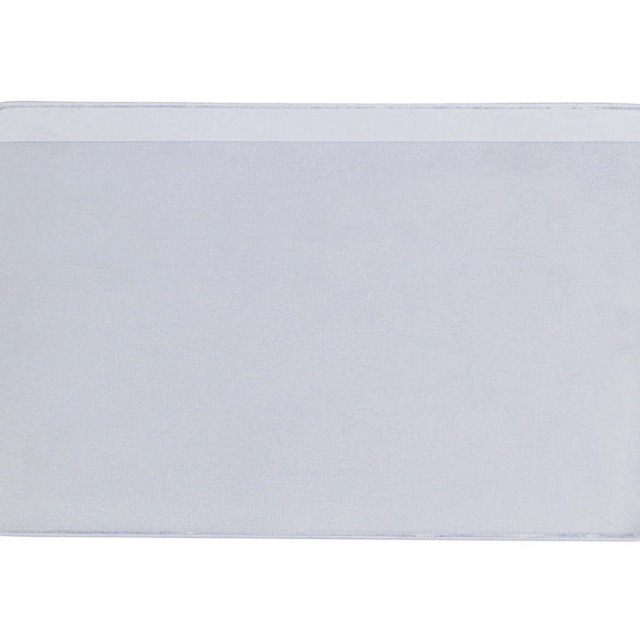 3x5 Clear Vinyl Press-On Label Holders 50/Case LH208