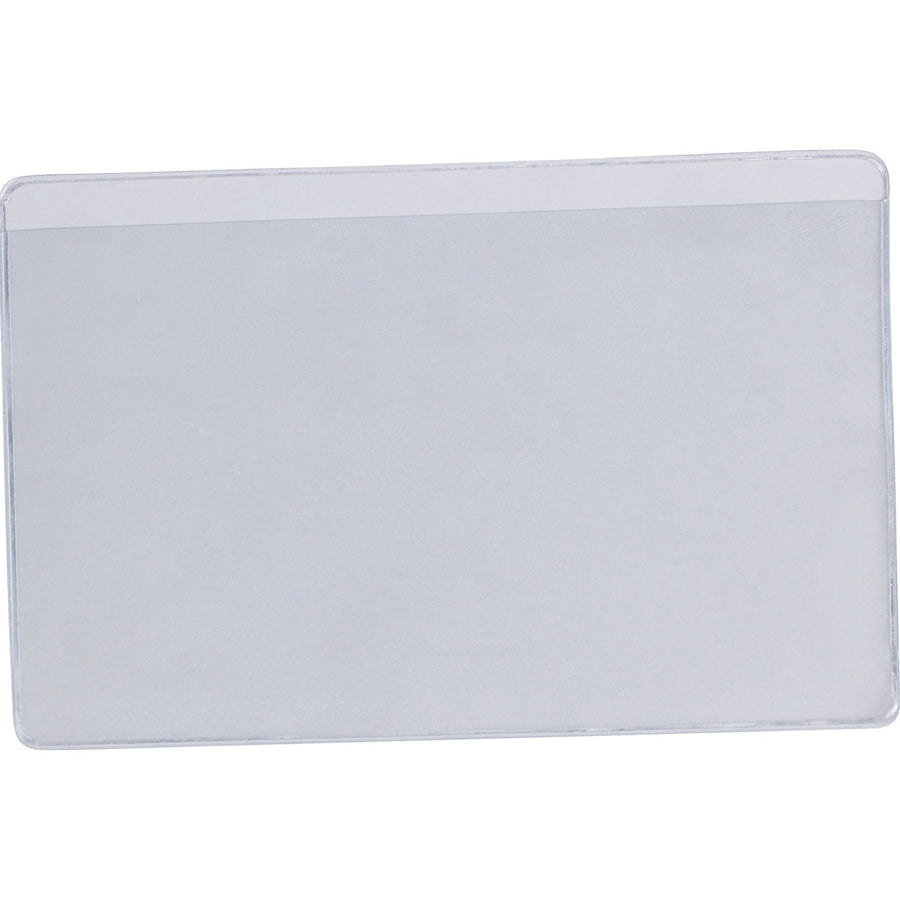 4x6 Clear Vinyl Press-On Label Holders 50/Case LH209