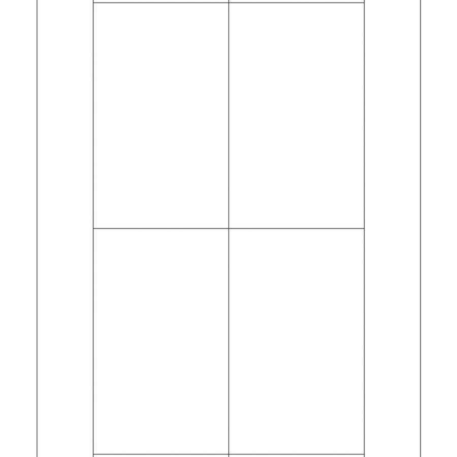 3x5 Laser Paper Vinyl Envelope Insert Cards 200/Case LH226