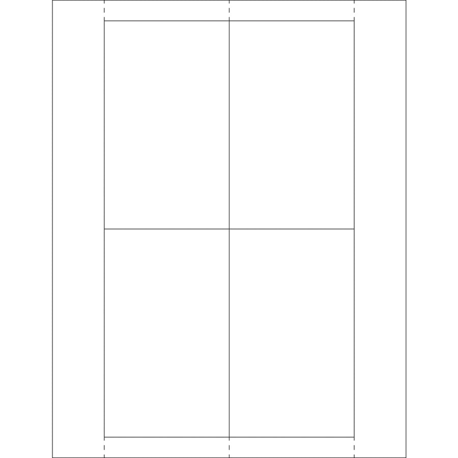 Professional-grade 3" x 5" white laser paper insert cards designed to fit standard vinyl envelope label holders. Each case contains 200 pre-perforated cards on 8.5" x 11" sheets, compatible with laser and inkjet printers. Streamline your shipping room and warehouse labeling with easy-to-format Microsoft Word templates included.