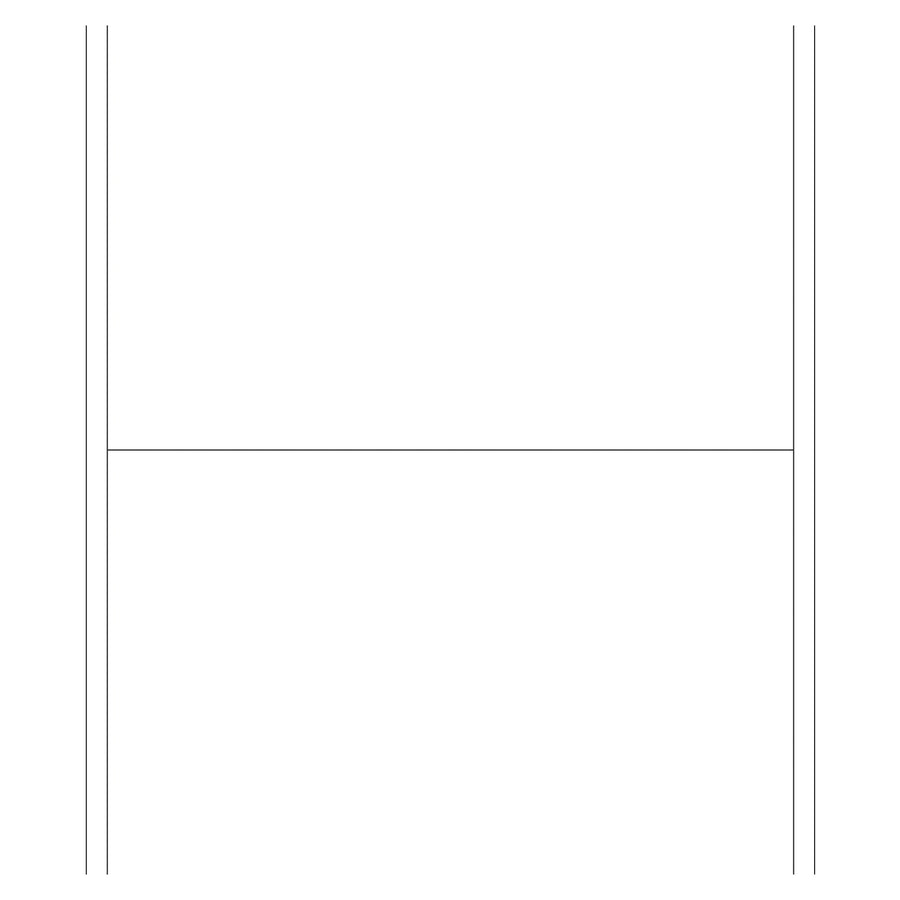 5x8 White Laser Paper Vinyl Envelope Insert Cards 100/Case LH230