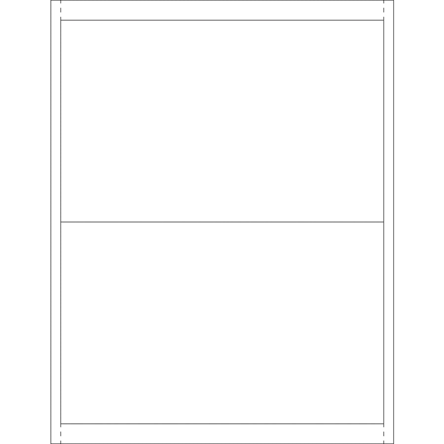 Pre-sized 5" x 8" insert cards cut from premium white laser paper, ready to print and insert into vinyl envelopes or plastic label holders. Compatible with both laser and inkjet printers. Sold by the case (100 cards per case) with an easy-to-use Microsoft Word template included.