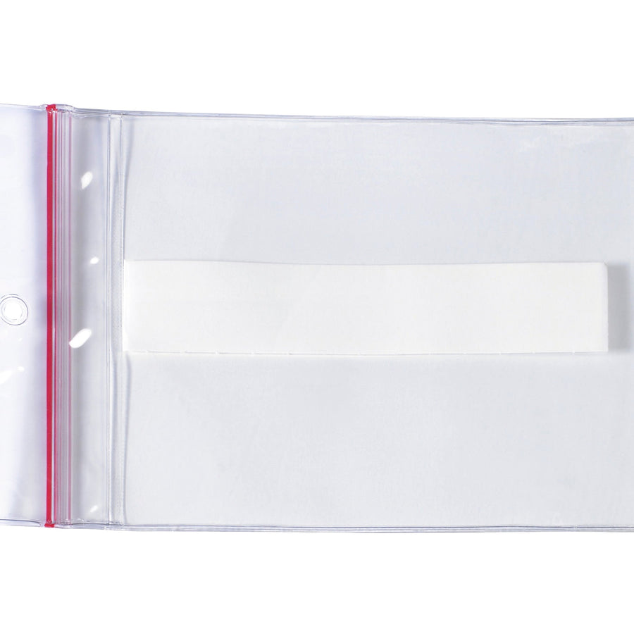 9x12 Clear Vinyl Reclosable Press-On Envelopes 25/Case LH238