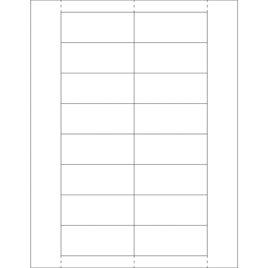 Precision-sized insert cards for plastic label holders designed for shipping coordinators and logistics professionals managing warehouse inventory visibility. These 1.25" x 3" white laser paper cards fit standard plastic label holders and ship in a case of 800–enough to label an entire warehouse operation. Compatible with both laser and inkjet printers, with an easy-to-use Microsoft Word template included.