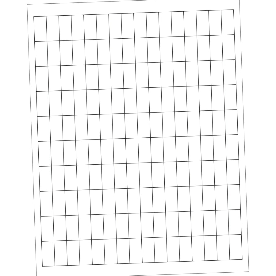 1/2 x 1 in White Permanent Laser Labels 16000/Case LL102 - alias listing