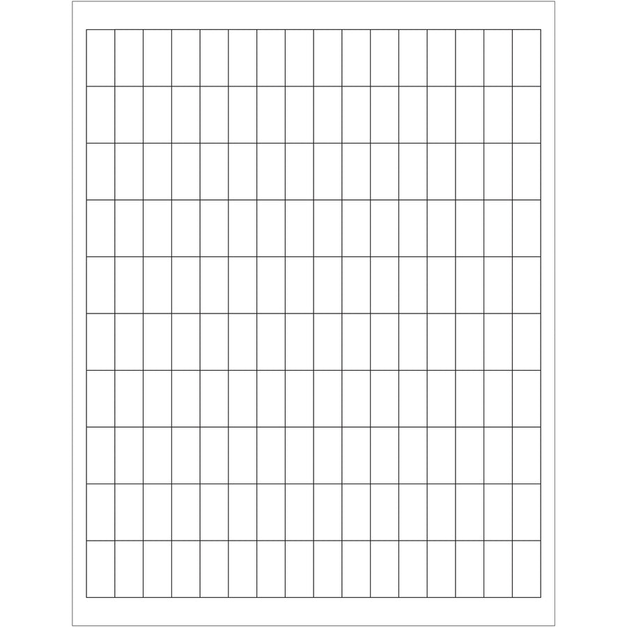 Shipping coordinators and logistics professionals trust these 1/2" x 1" white rectangular laser labels for reliable product identification and compliance labeling. Permanent acrylic adhesive adheres to paper, corrugated, plastic, metal, and glass surfaces. Each case contains 16,000 labels ready to format in Microsoft Word with our free template.