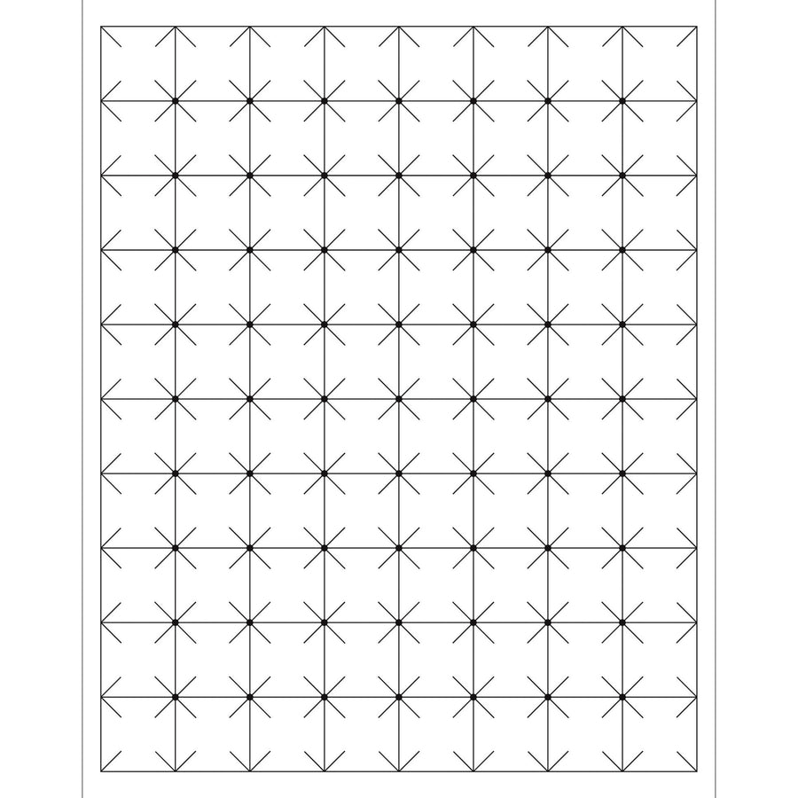 1 in White Rectangle Permanent Laser Labels 8000/Case LL105 - alias listing