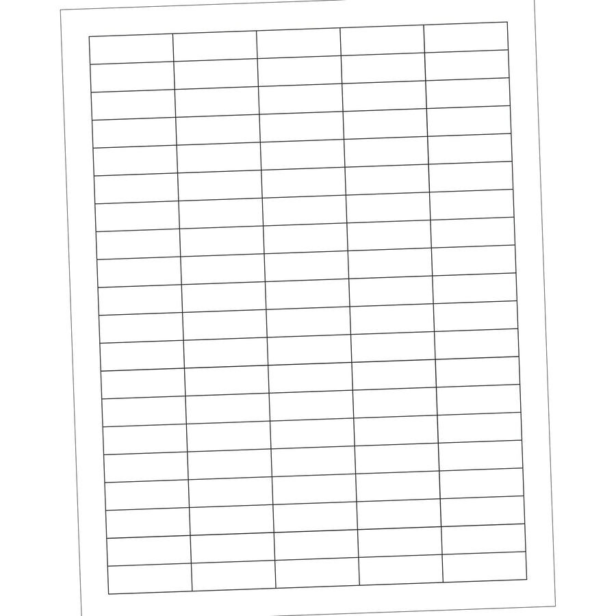 1.5x0.5 White Permanent Laser Labels 10000/Case LL106 - alias listing