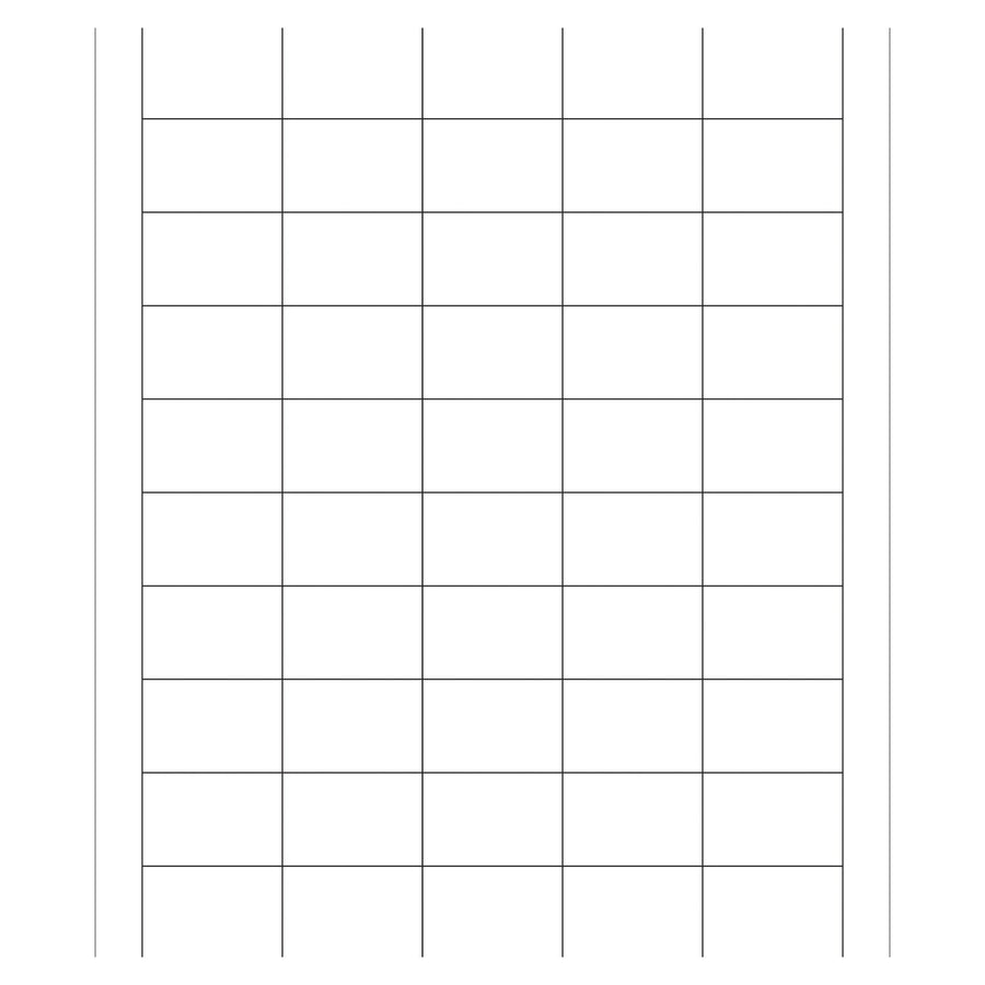 1.5x1 White Permanent Acrylic Laser Labels LL107MC - alias listing