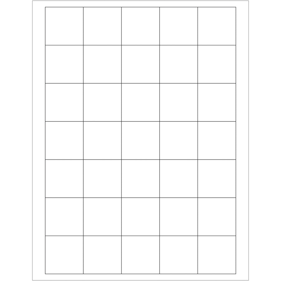 Professional-grade 1.5" x 1.5" white rectangle laser labels designed for shipping coordinators and logistics teams. With permanent adhesive and multi-surface compatibility (paper, corrugated, plastic, metal, glass), these 48lb labels work seamlessly with both laser and inkjet printers. Get 3,500 labels per case with an easy Word template for quick formatting.