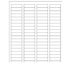 1.75x0.5 White Rectangle Laser Labels 25-Sheet Pack LL10925PK - alias listing