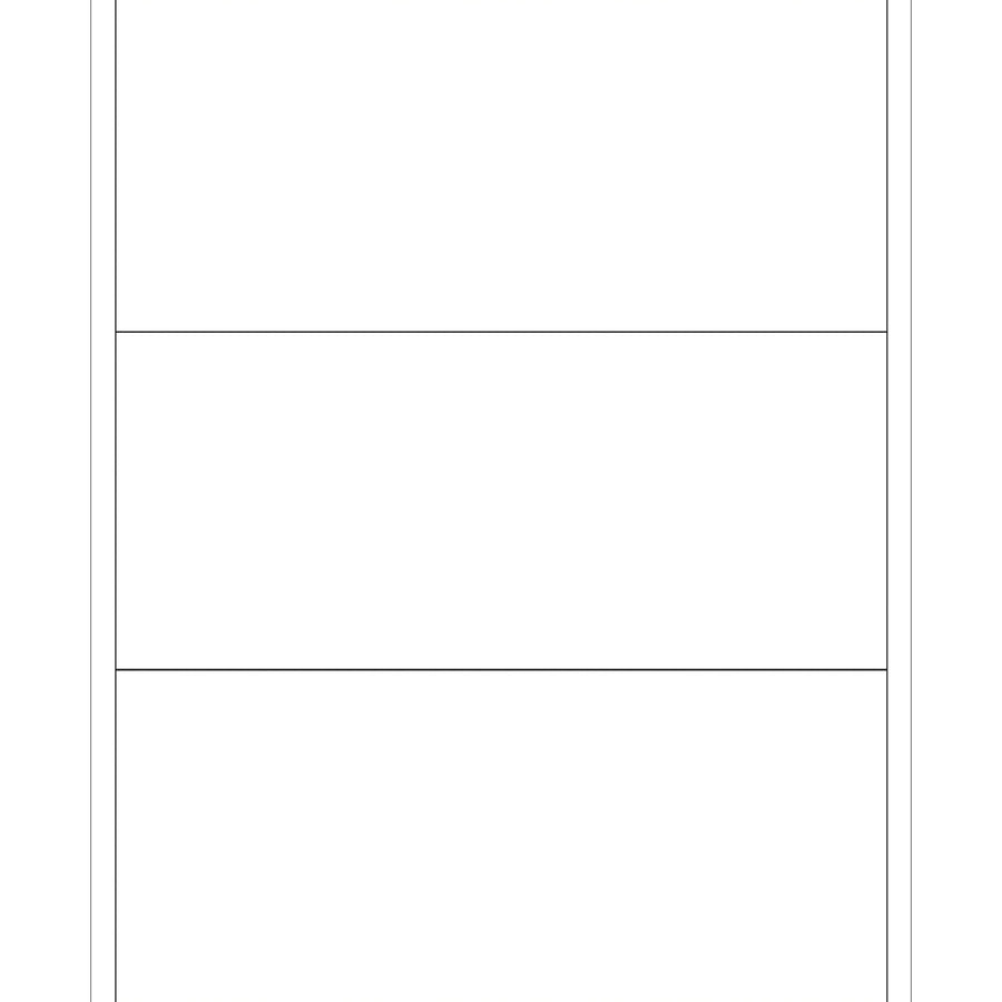 8x3.5 48 lb White Permanent Adhesive Laser Labels 300/Case LL134 - alias listing