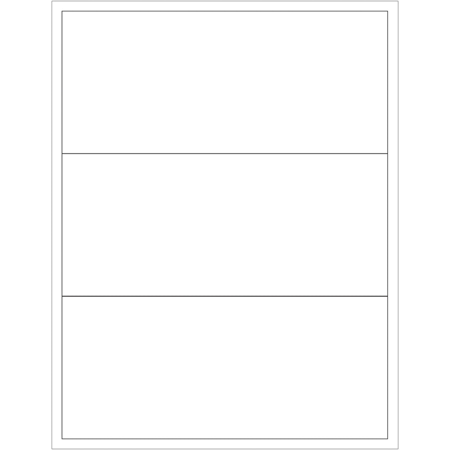 Professional-grade 8x3.5" white laser labels designed for shipping coordinators and logistics professionals who need reliable, multi-surface labeling solutions. 48lb face sheet with permanent adhesive works on paper, corrugated, plastic, and metal surfaces–300 labels per case for maximum value and compliance-ready formatting.