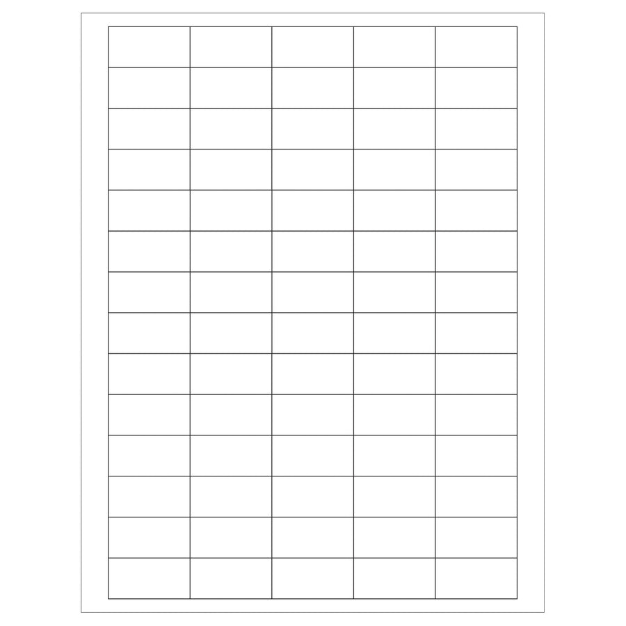 1.5x0.75 White Permanent Laser Labels 7000/Case LL160 - alias listing