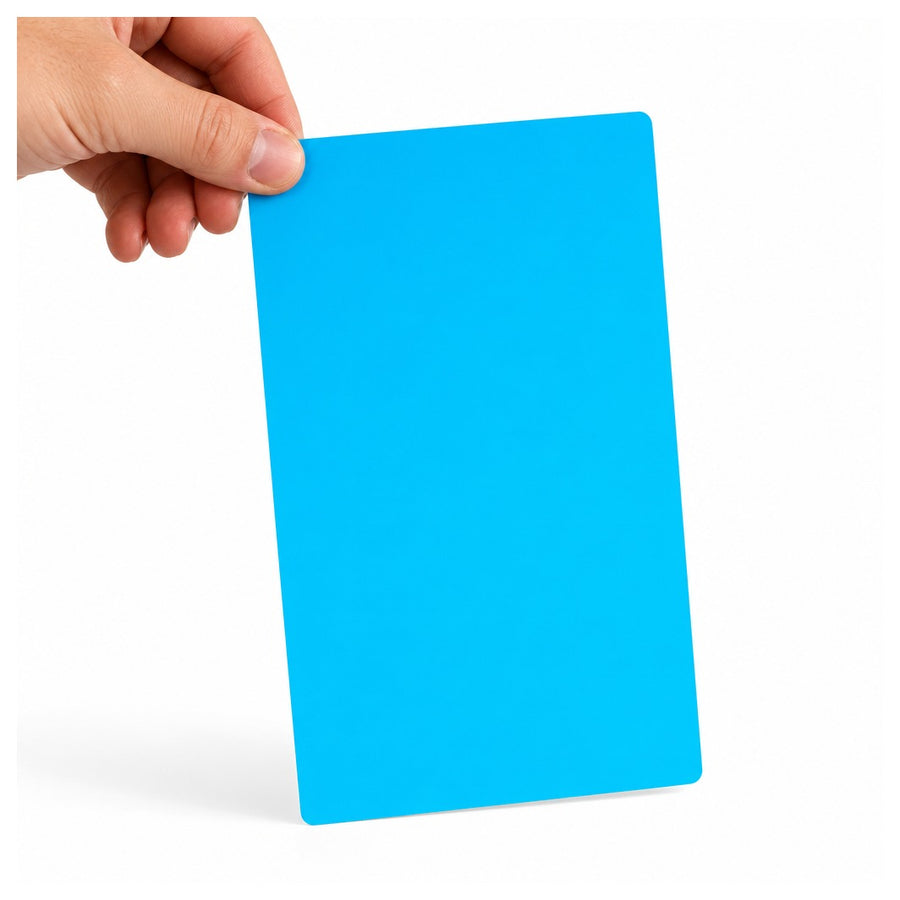 1.75x0.5 Fluorescent Blue Permanent Adhesive Rectangle Laser Labels LL170BB