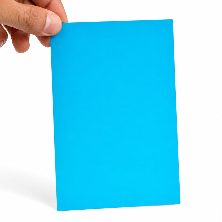 3.5x5 Fluorescent Blue Laser Labels LL176BB