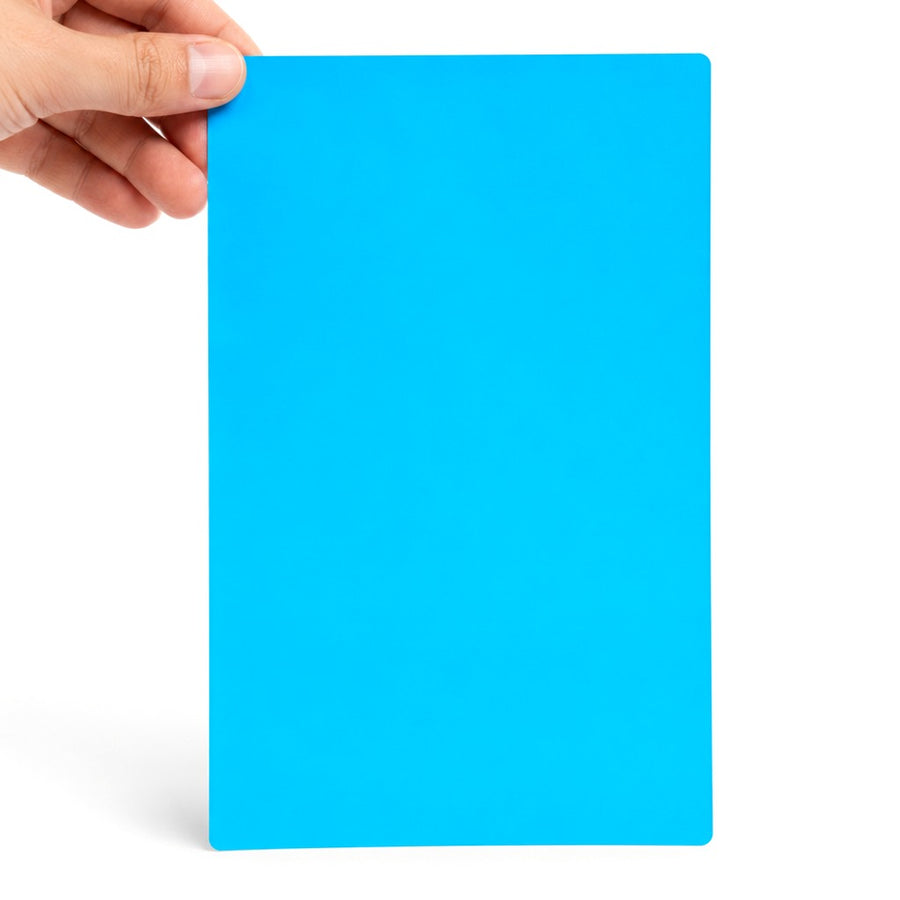 4x2 Fluorescent Blue Permanent Adhesive Rectangle Laser Labels LL178BB