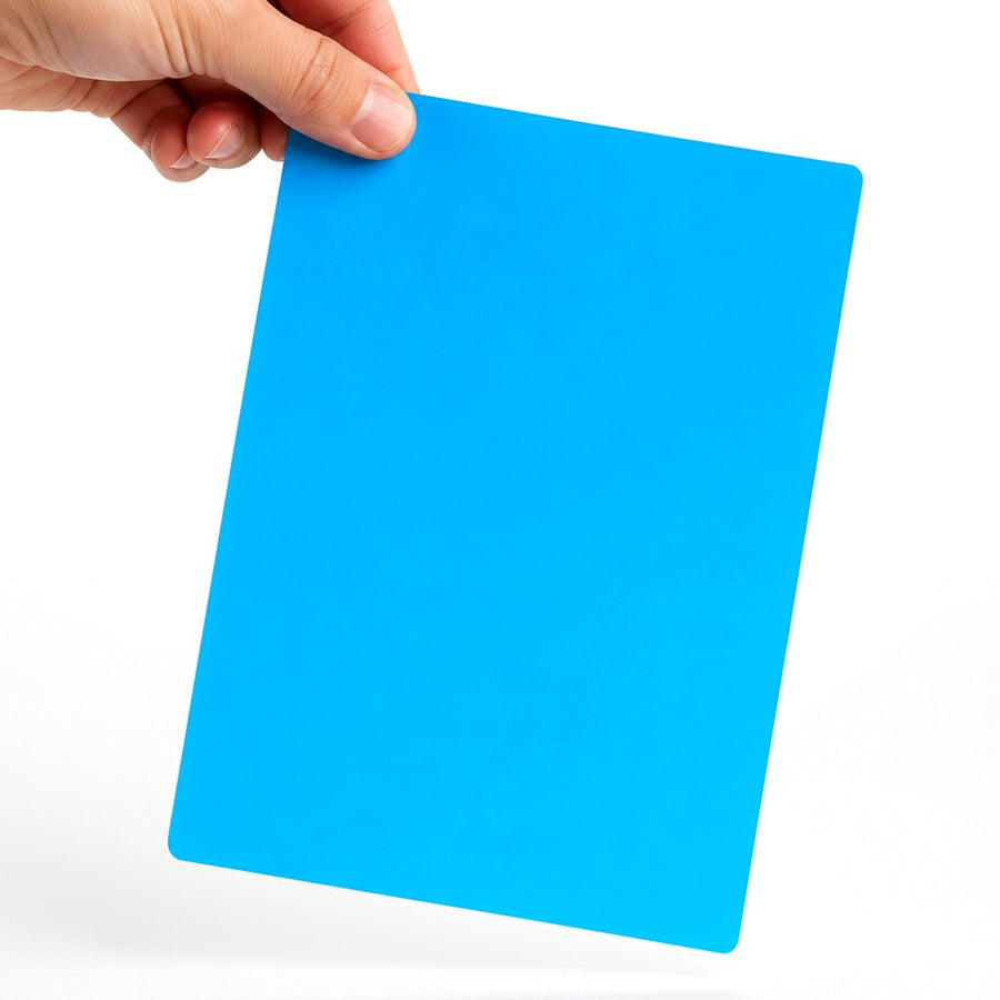 4.25x5.5 Fluorescent Blue Permanent Adhesive Laser Labels 100-Pack LL183BB - alias listing