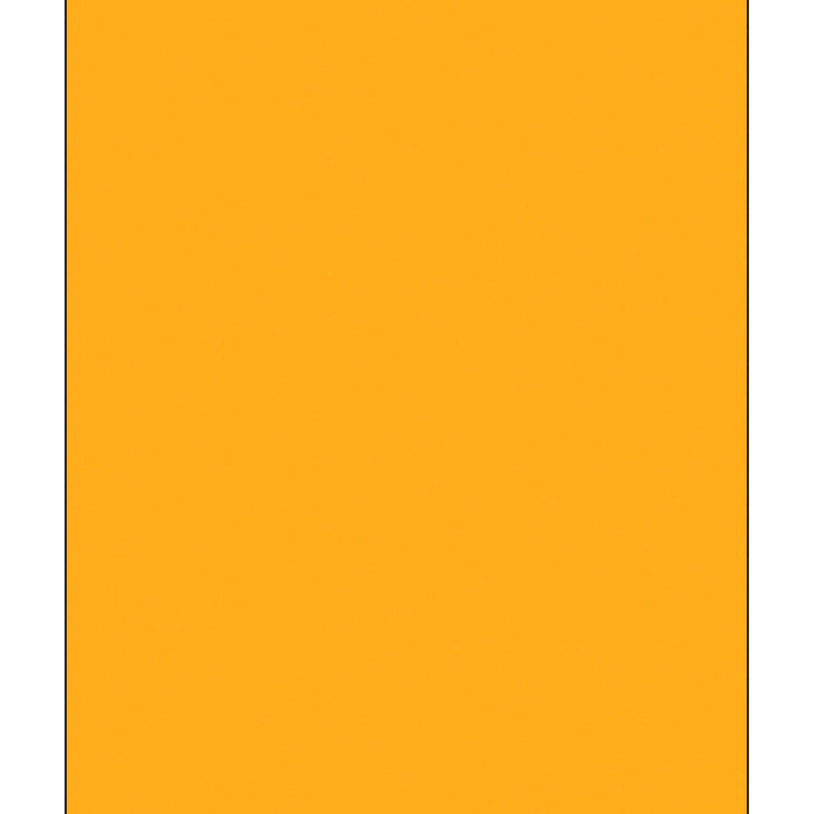 8.5x11 Fluorescent Orange Permanent Laser Labels 100/Case LL185OR - alias listing