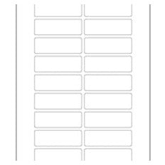 3x1 Weather Resistant Laser Labels LL270WR - alias listing