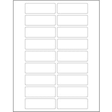 3x1 Weather Resistant Laser Labels