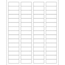 1.75x0.667 EZ Peel White Rectangle Laser Labels LLEP202 - alias listing