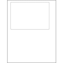 6.81x4.75 Integrated White Laser Labels