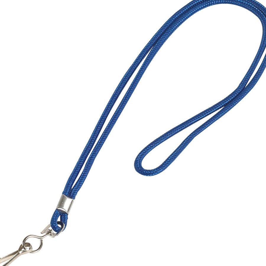 36 in Blue Nylon Lanyard with Swivel Hook 24/Case LY102