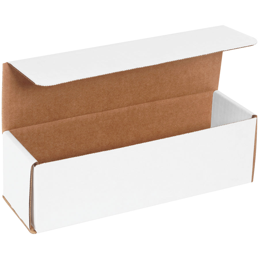10x3x3 ECT-32-B White Corrugated Mailers, 50/Bundle