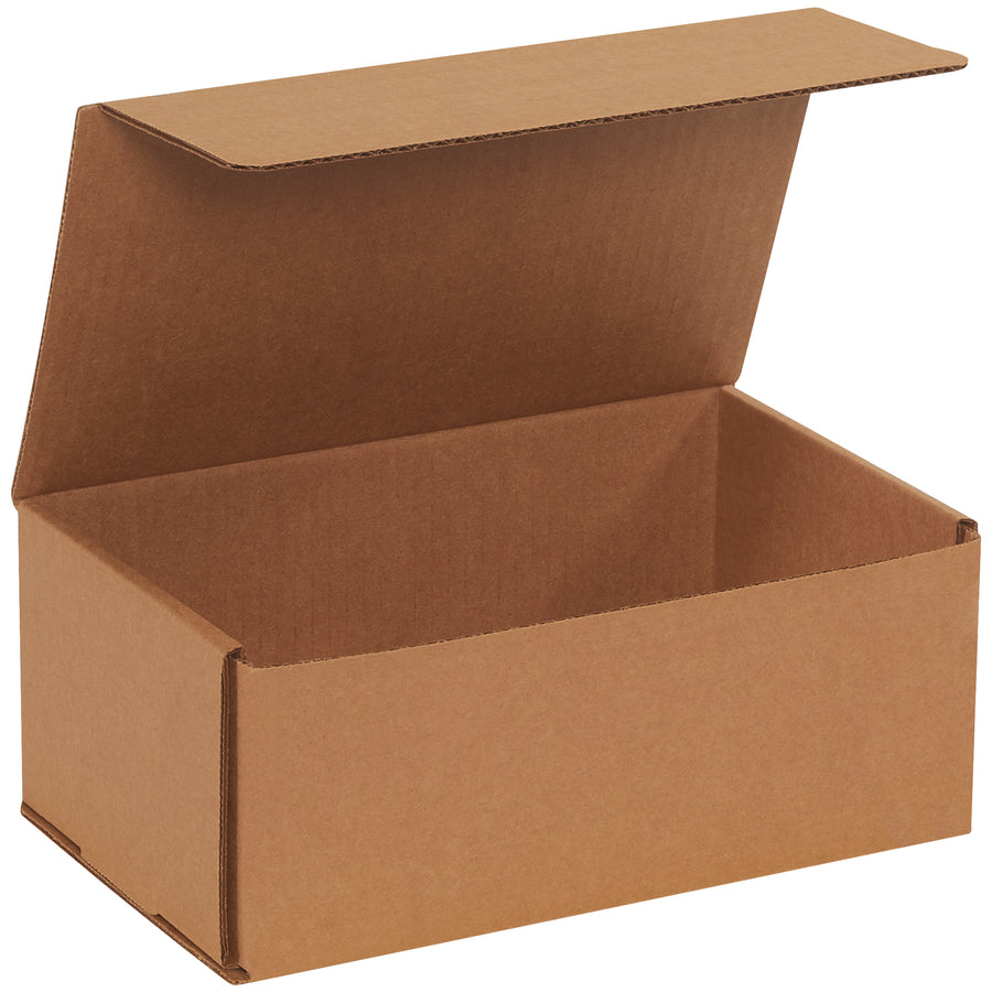 One-piece kraft corrugated mailers with double-wall crush-resistant construction–no tape, glue, or staples required. These 10x6x4" ECT-32-B mailers fold flat for space-efficient storage and ship in bundles of 50, delivering maximum protection with minimal assembly time.