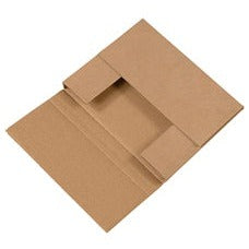 10.25x8.25x1.25 Kraft Easy Fold Mailers 50-Pack M1081K - alias listing