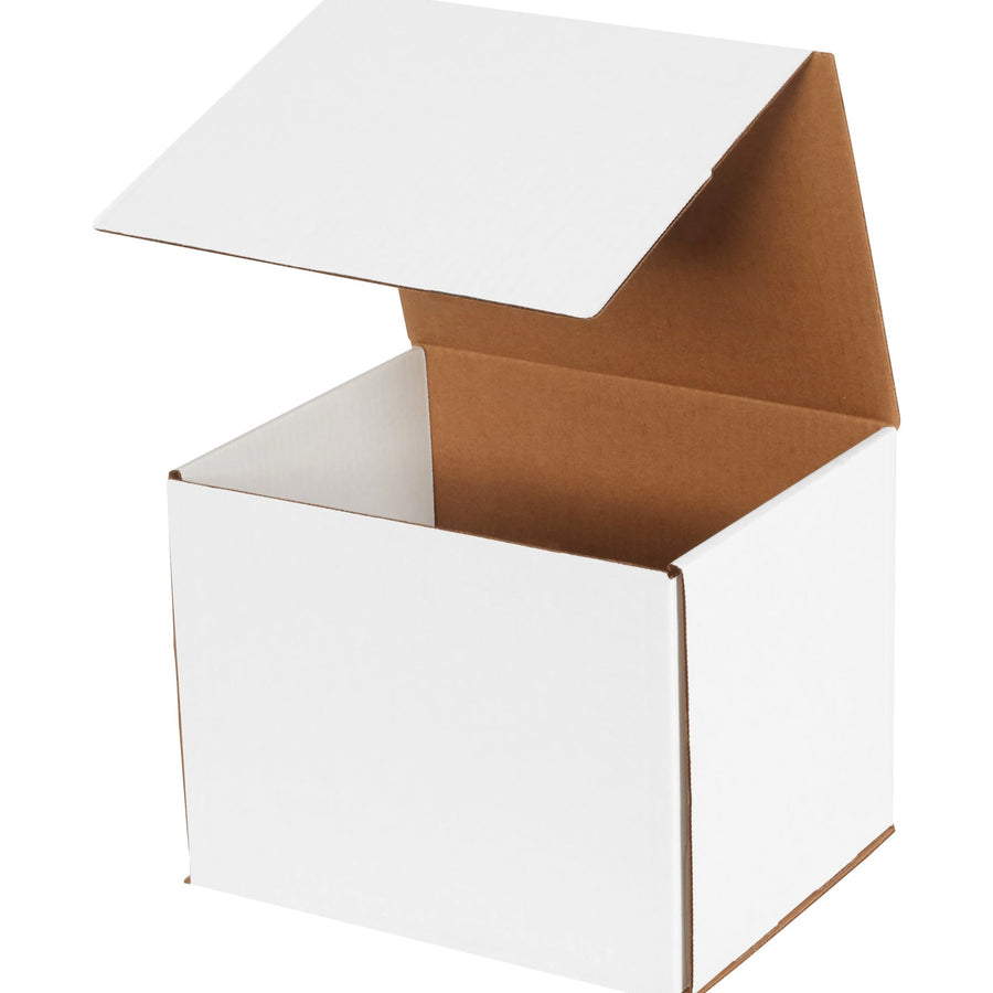 10x8x8 ECT-32 White Corrugated Mailers 50-Pack M1088 - alias listing