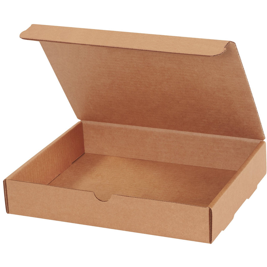 11 1/8 x 8 3/4 x 2 in ECT-32-B Kraft Corrugated Literature Mailer 50/Bundle M1182K - alias listing