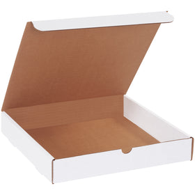 Ship your marketing materials in style with these 12x12x2 white corrugated literature mailers. Built from durable ECT-32-B material, they feature secure fold-and-tuck tabs and require zero additional supplies for assembly. Perfect for e-commerce brands needing professional, crush-resistant mailing boxes in bulk–50 boxes per bundle.