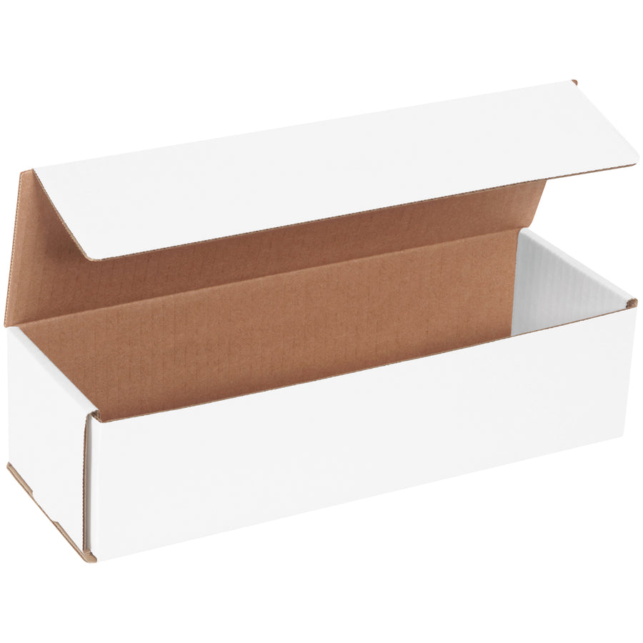 Professional-grade 12x4x3 white corrugated mailers engineered with ECT-32-B material for superior crush resistance and stacking performance. One-piece fold-and-tuck design eliminates tape, glue, and labor‚ready to ship in seconds. Sold as 50-count bundles for maximum volume savings.