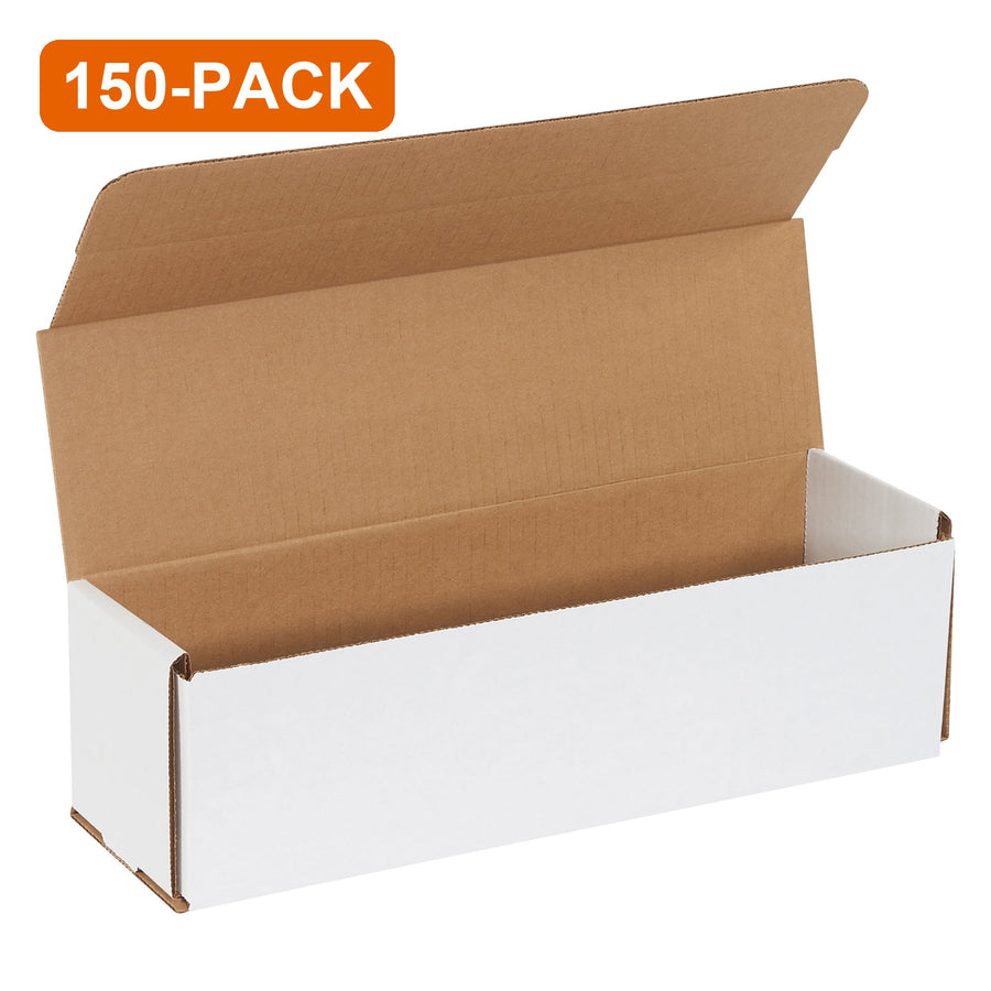 14x4x4 ECT-32 White Corrugated Mailers, 150-Pack (3 Bundles of 50)