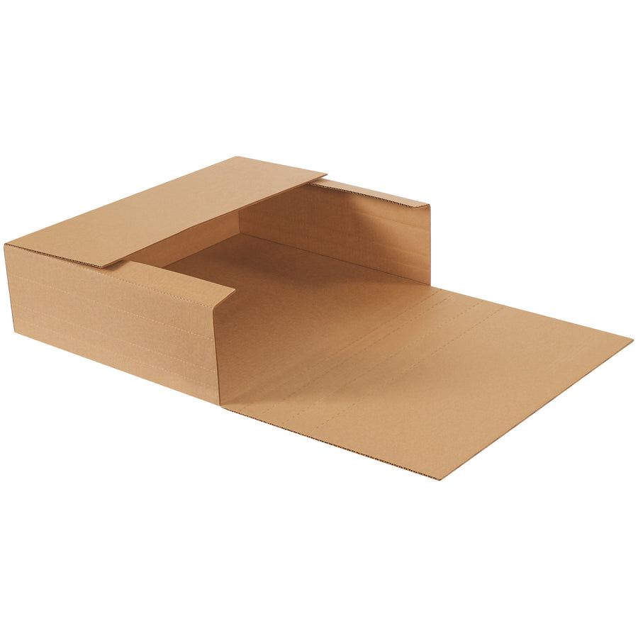 Ship oversized items with confidence using these 22x18x6 kraft jumbo mailers. Multi-depth scored design adapts to packages 2-6 inches deep, eliminating the need for multiple SKUs. ECT-32-C corrugated construction ensures durability and professional presentation‚20 per bundle.