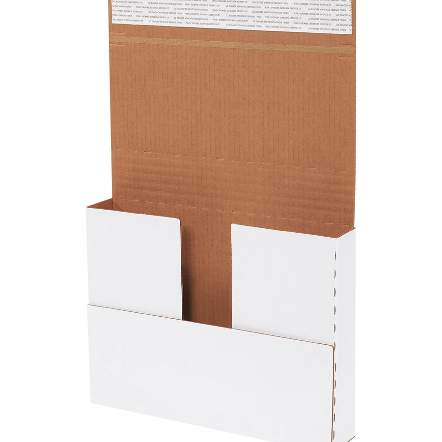12 1/8 x 9 1/8 x 2 in White Corrugated Easy-Fold Mailers 25-Pack M2BKSS - alias listing
