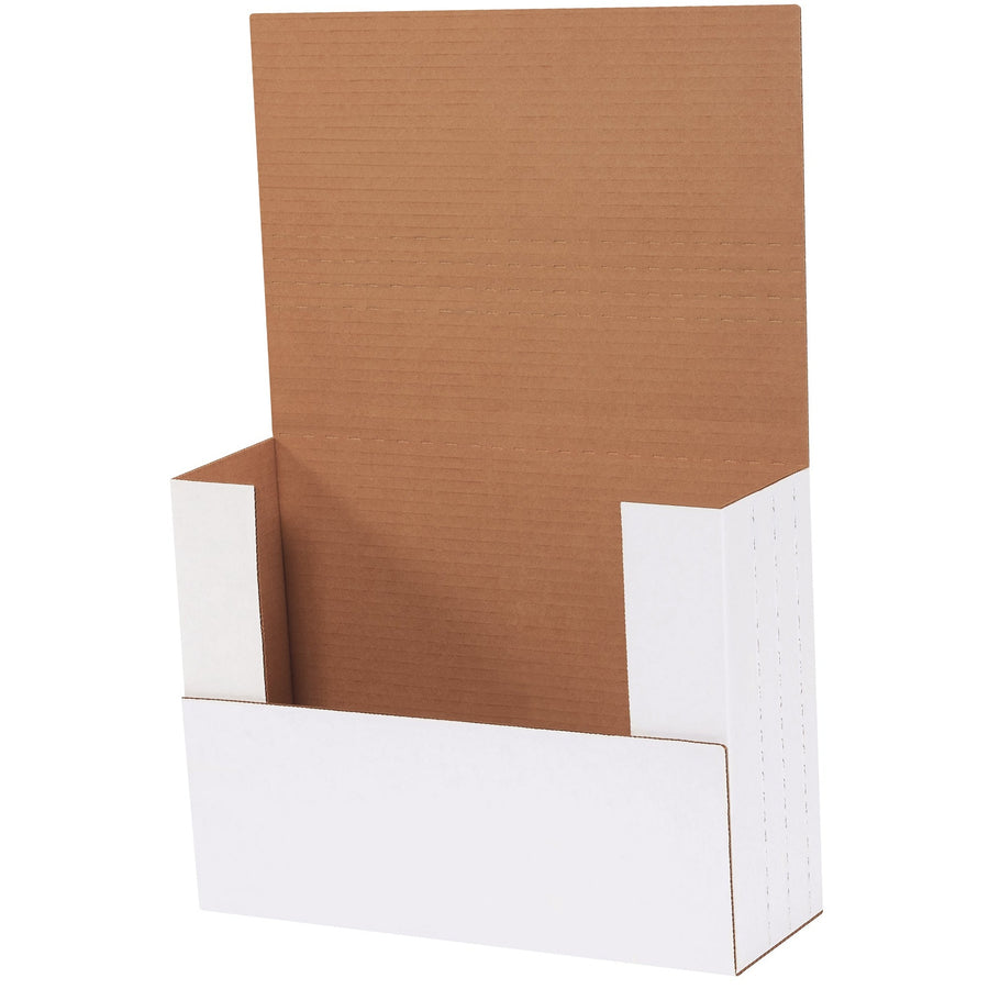 12 1/8 x 9 1/8 x 4 in White Corrugated Easy-Fold Mailers 50-Pack M2BKXL - alias listing